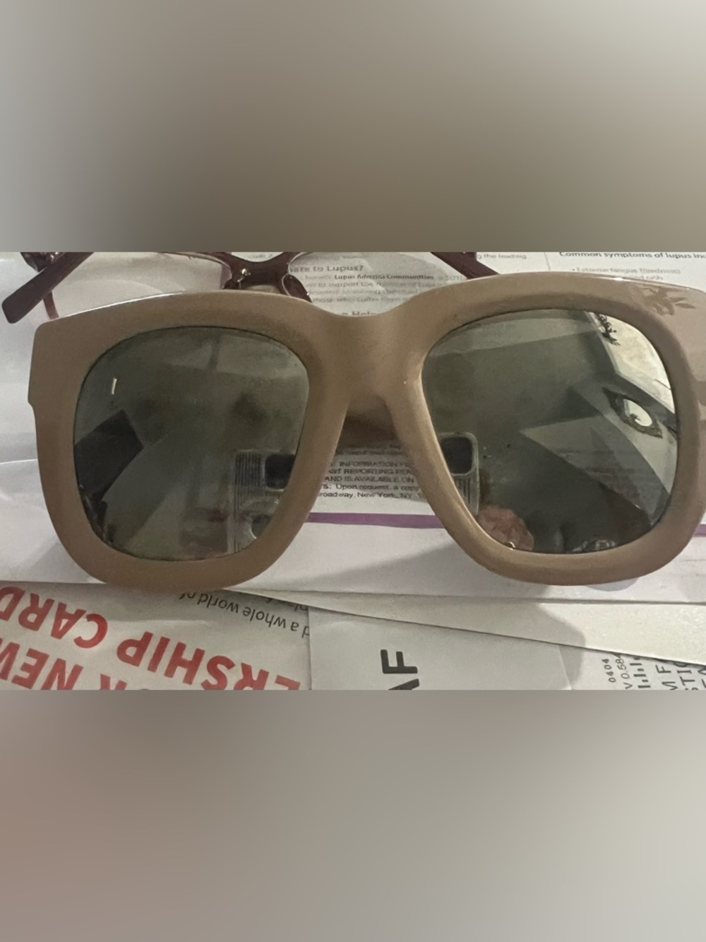 Acne Sunglasses in Taupe Brown